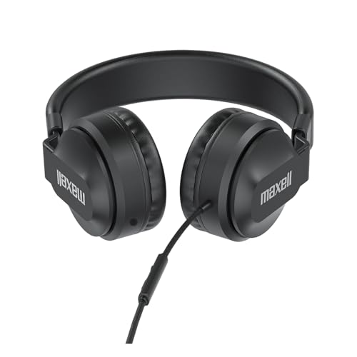 Image of Maxell USB-C Wired Headphones, Detachable Boom Mic, Reversible | Detachable boom mic for calls, removable for music-only use - reversible USB-C plug, ideal for classrooms