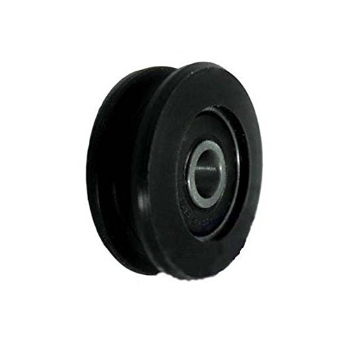Zabi Nylon Seilrolle D=60 Mm – Für Seil 5 Mm, Mit Kugellager, Tragkraft 50 Kg, Achsloch 10 Mm