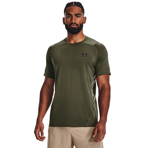Image of Under Armour Men's UA HG Armour Comp SS Short Sleeve Functional Shirt Quick Dry T-Shirt with Compression Fit