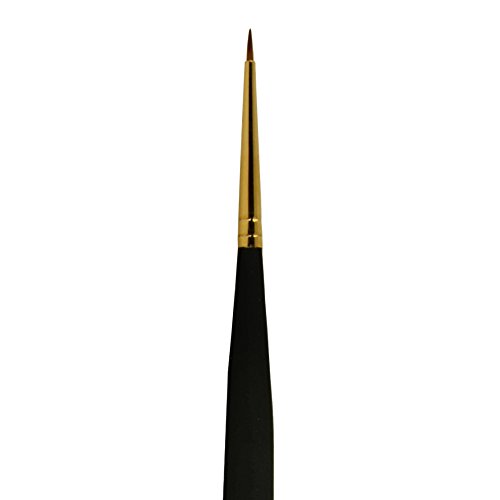 Image of Princeton Artist Brush, Mini-Detailer Brushes for Watercolor, Acrylic and Gouache Series 3050, Spotter Synthetic Sable, Size 3x0