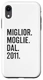 miglior moglie dal 2011 | anni 14 anniversario matrimonio custodia per iphone xr