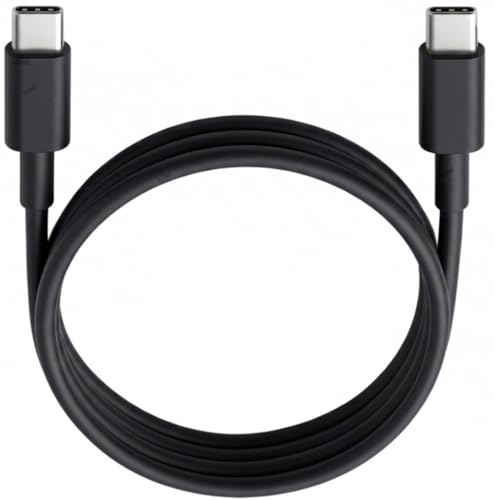 Image of 65W Type C To Type C Black Cable | Fast Charging Data Cable | High Speed Data Transfer | Compatible with Samsung Galaxy | Original Superfast Charge