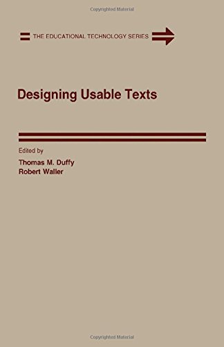 Buy Designing Usable Texts (The Educational technology series) — BookShops.in