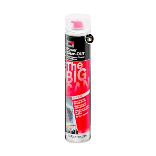 ERRECOM Power Clean - OUT, Limpiador de Alta Presión para Unidades Exteriores para Aire Acondicionado, Bombona de 750 ml