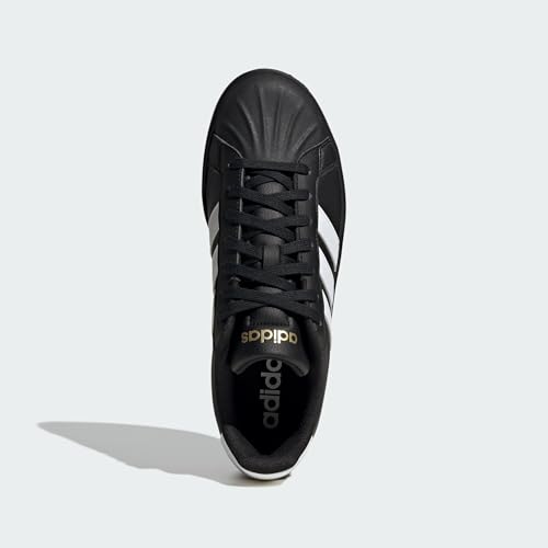adidas Herren Streettalk Shoes, Core Black/FTWR White/Matte Gold, 43 1/3 EU – Ansicht 3