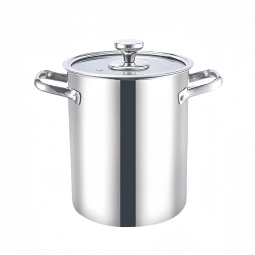 haoyunjianjiak パスタ鍋 揚げ鍋 パスタポット 深型4.5L 大容量 3層構造 ガラス鍋蓋付き IH対応 ステンレス 野菜茹で用カゴ・パスタ 寸胴鍋 煮物 お手入れ簡単 多機能フライヤー (201 ディープフライヤー/フライバスケット/箸/ク