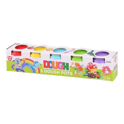 Playgo ensemble de jouets en argile 5 couleurs - argile créative pour enfants