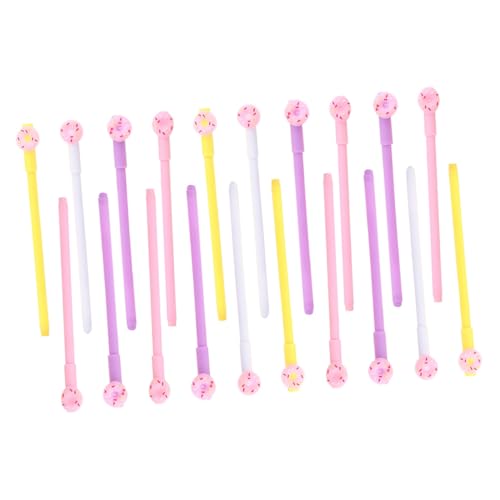Set de 20 bolígrafos de tinta gel donut UPKOCH