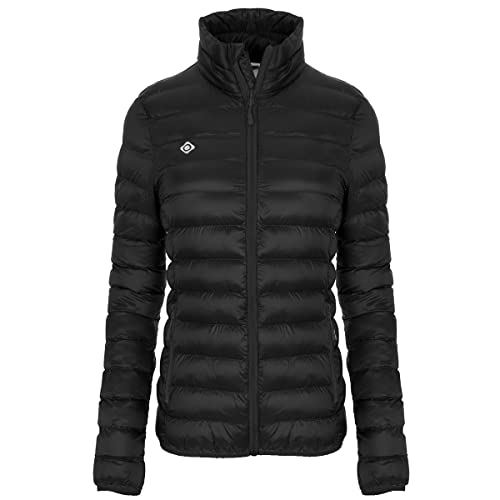 Izas - Chaqueta de Fibra para Mujer - Chaqueta Térmica de Rápido Secado con Cierre de Cremallera - Material Transpirable Ideal para Actividades al Aire Libre - Nasser Negro - Talla S