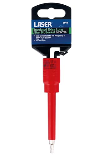 Laser Insulated Extra Long Star Bit Socket 3/8" D T20