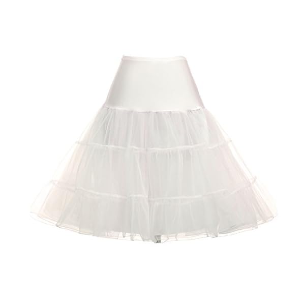 GRACE KARIN Women’s 50s Petticoat Skirts Tutu Crinoline Slips Underskirts CL008922