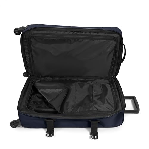 Image of EASTPAK TRANS4 M - 68L Medium Checked Luggage Bag, Two Compartments, TSA Lock, 360 Spinner Wheels, and Telescopic Handle, Ultra Marine