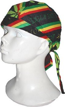 Bandana rasta Jamaïque - Vert - Taille Unique