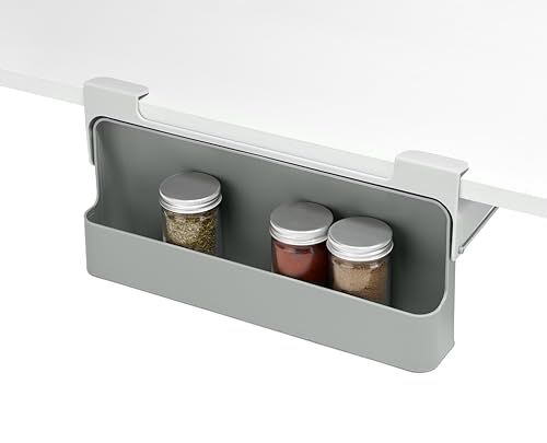 Joseph Joseph CupboardStore Under-Shelf Spice Rack, Kitchen Space Saving Organiser, Recycled Plastic - Cosy Home Interiors Joseph Joseph CupboardStore Under-Shelf Spice Rack, Kitchen Space Saving Organiser, Recycled Plastic