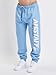 Amstaff Herren Logo 2.0 Jogginghose | Sweatpants aus Baumwolle & Polyester | Reguläre Passform | Atmungsaktiv | 3XL, Blau