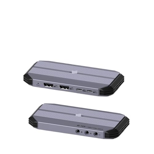 ZOZ03Y0 4K@60Hz Video Capture Card Stream*ing and Gaming 4K 60FPS HDR VRR RGB Passthrough PD 100W for PS*5/4 Xb*ox Switch Camera PC(THB04-1080P60Hz)