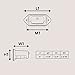 TRUE MODS Black LED License Plate Light for Boat Trailer [Surface Mount] [DOT FMVSS 108] [SAE L] [Waterproof] [12V DC] Universal Submersible Tag Lamp for Auto Work Utility Flat Bed Box Semi Truck RV