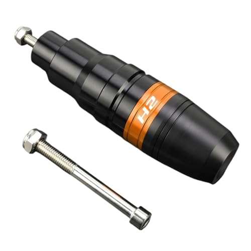 �ɓK�� ZH2 Z H2 H2SX Ninja H2 R H2R �I�[�g�o�C�A�N�Z�T���[ CNC �����ی�r�C�X���C�_�[ �N���b�V���p�b�h�X���C�_�[ �I�[�g�o�C(B-Orange)