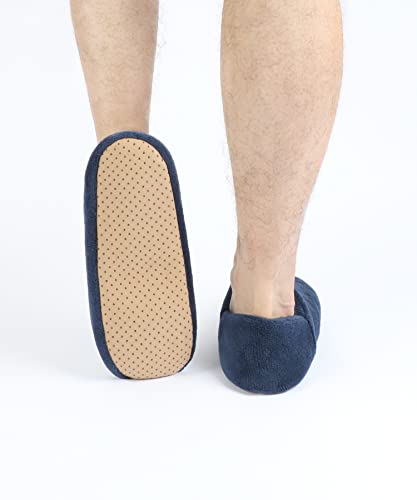 Image of Keyela Unisex Gripper Slipper Socks, Fleece Lined Winter House Slippers | Plush fuzzy warm indoor winter footwear Universal winter sock slippers fit men and women
