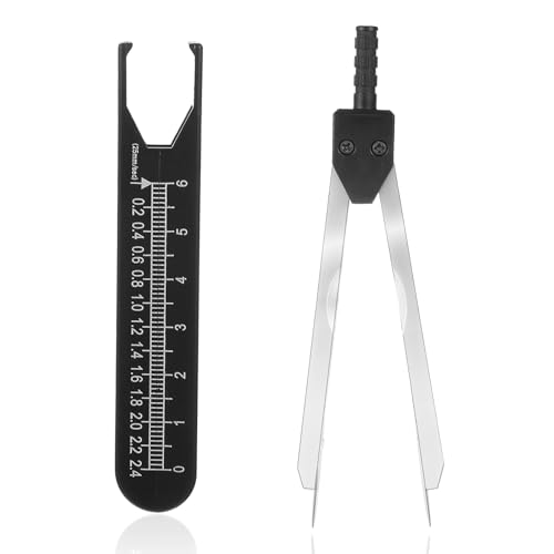 Zeyiyer 593959_1_XE2M8ATA Ekg Calipers Ecg Calipers Measuring Tool Ekg Ruler, Electrocardiogram Drafting Divider, Electrocardiographs Measuring Tool For Medical Students Doctors Nurses cover
