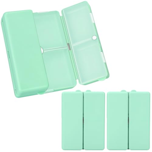 Image of FYY Travel Pill Organizer, Large Pill Box Medicine Case-2pcs Green