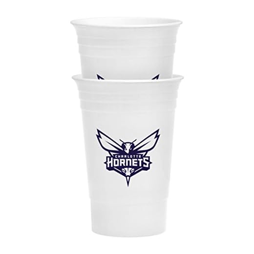 NBA Charlotte Hornets Party Cup Tailgate Set, 16-ounce, Blue