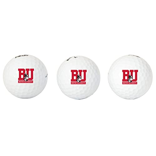 Desert Cactus Boston University Golf Balls 3 Pack – BU Terriers Full Color Three – Officially Licensed Sport Team Accessory Design A