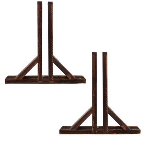 Bases para cercas de madera para balcones y diseño interior rústico PACKOVE