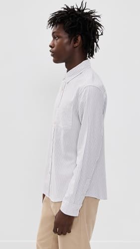 Salty Oxford Shirt | Oak Stripe4