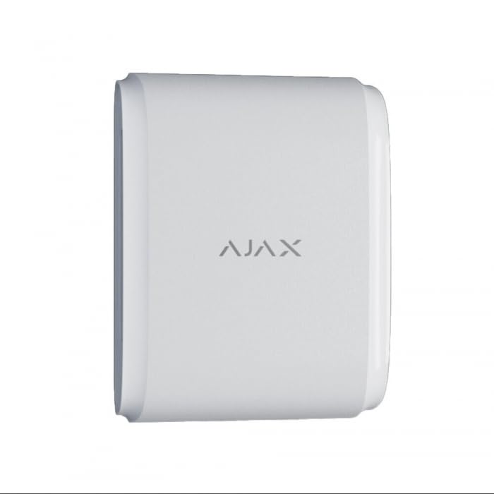 Detector de cortina inalámbrico de doble haz para exterior/interior, sensor Pet Immune hasta 20 kg, ángulo de detección 180°, IP54