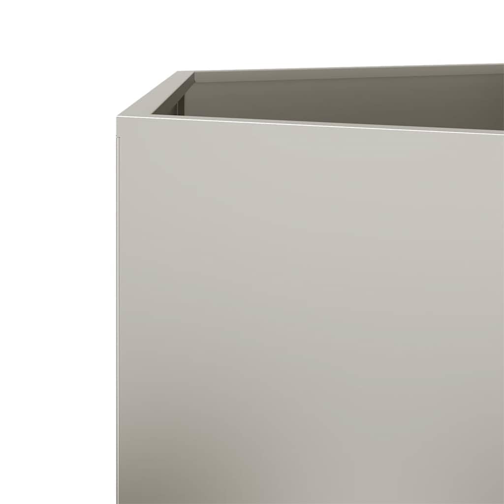 vidaXL Jardinera Hexagonal 2 uds de Acero Oxidado 46x40x45 cm para Exterior y Patio - Macetero para Flores