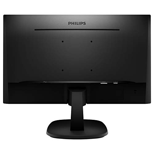 Philips 243V7QDAB Monitor 24 LED IPS FHD, 4 ms, 3 Side Frameless, Low Blue, Flicker Free, HDMI, DVI, VGA, Casse Integrate, VESA, Nero