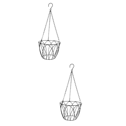 Toddmomy 2 Pièces Support Pot Fleurs Balcon Suspendu Robuste pour Plantes et Chlorophytum Porte Pot Suspendu Polyvalent pour Extérieur et Terrasse