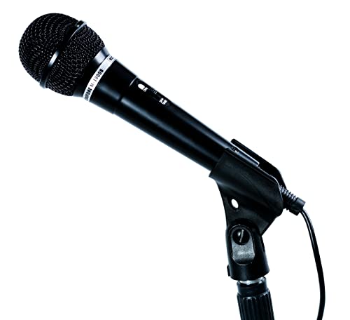 Microfone MXT M-1800B Plastico Preto com Fio 3 Metros OD 4 MM