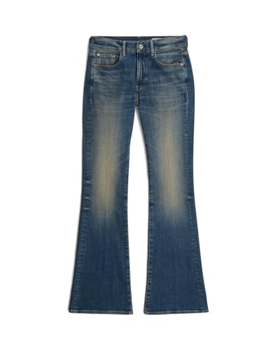 G-STAR Women's 3301 Flare Jeans, Colour Blue, Size: Waist 25, Inseam 32 – Ansicht 4
