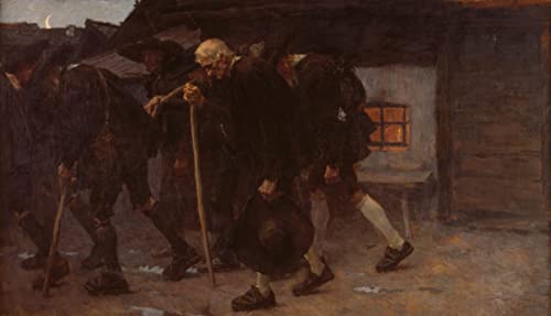 Poster Albin Egger Lienz après la paix pour une atmosphère inspirante
