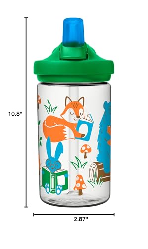 Image of CamelBak Eddy+ Kids Bite Valve Straw Tritan Renew Water Bottle | Kids, with Tritan Renew