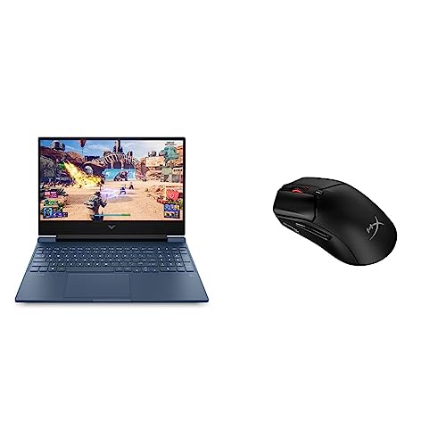 Image of HP Victus Gaming Laptop AMD Ryzen 5 5600H 15.6 inch(39.6 cm) FHD IPS Gaming Laptop & HyperX Pulsefire Haste 2 BLK Wireless