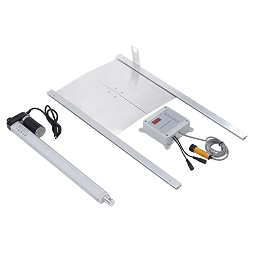 Automatische Tür für Hühnerstall, Geflügelstalltür mit Timer und Lichtsteuerung, Ferngesteuerte Tür für Geflügelzucht(EU… – Bild 8