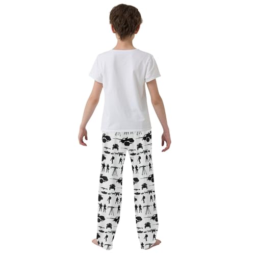 Pajama Bottoms, Silhouette Set Pajamas Pant Lounge Wear Sleep Long Pants Casual Sleepwear PJS3