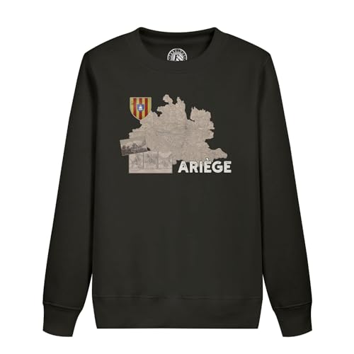 Sweatshirt enfant Ariège 09 Foix vêtement Occitanie carte ancienne