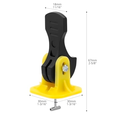 QWORK Tile Leveling System Kit, 100 Pcs Reusable Levelers, Floor Leveling Compounds 1/8", Steel Pin Tlie Tools, for 2mm to 4mm Tile Gaps, 8mm to 12mm Tile Thickness - Image 4