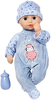 Baby Annabell Little Alexander 36cm soft bodied doll with Bottle for pretend feeding - Suitable for children aged 1+ years - Perfect doll for toddlers - Includes Doll, Bottle and Outfit