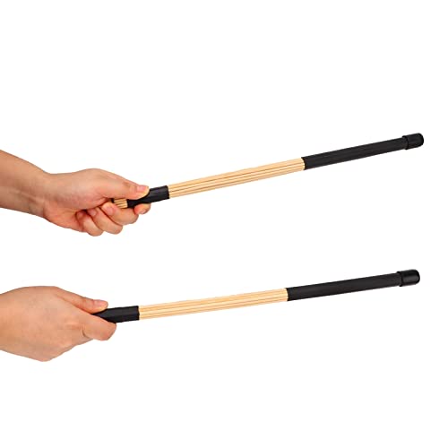 Cocoarm - 1 par de baquetas de bambú para batería, con punta de madera para sonido suave, modelo 5A miniatura 6