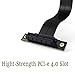XRIKUI PCIe 4.0 x4 Riser Cable,PCI-Express 4X Male to Female Extension Cable PCI-e Extender Adapter_15CM