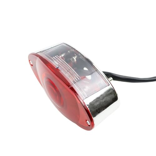 Luz trasera de motocicleta para solucionar fallos de frenado