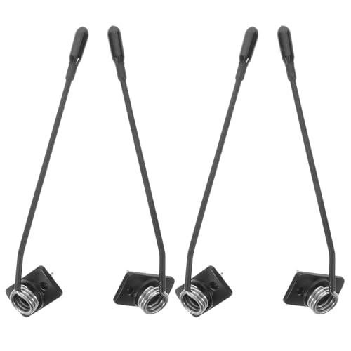 Amosfun Clips de Resorte para Partituras de Acero al Manganeso, 4 Piezas, Antideslizantes, para Soporte de Libros de Música, Compatible Atriles de Piano y Teclado, Uso en Práctica