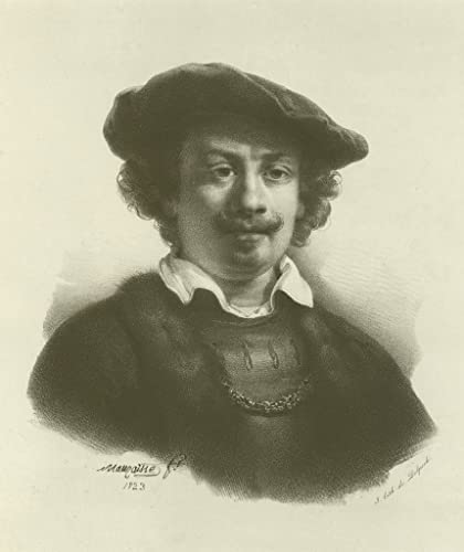 Rembrandt van rijn poster toile 50x70 cm affiche artiste neerlandais decoration