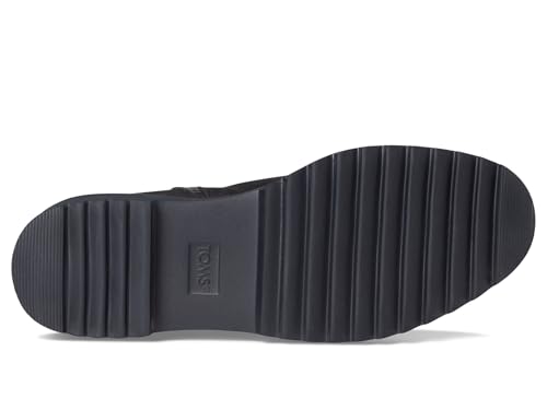Image of TOMS Women's Maude Wedge Boot, Leather Upper, OrthoLite Insole, Side Zip, Lightweight