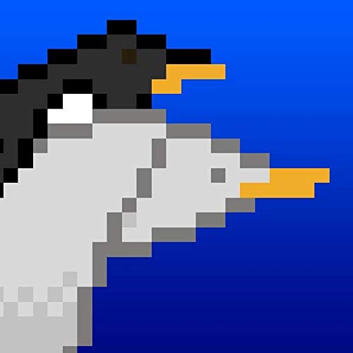 Among the penguins